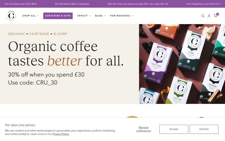 Screenshot of crukafe.co.uk