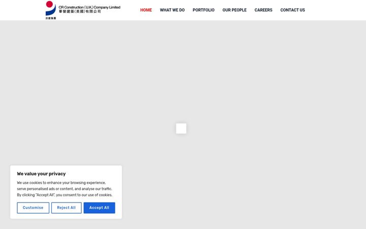 Screenshot of crukconstruction.co.uk