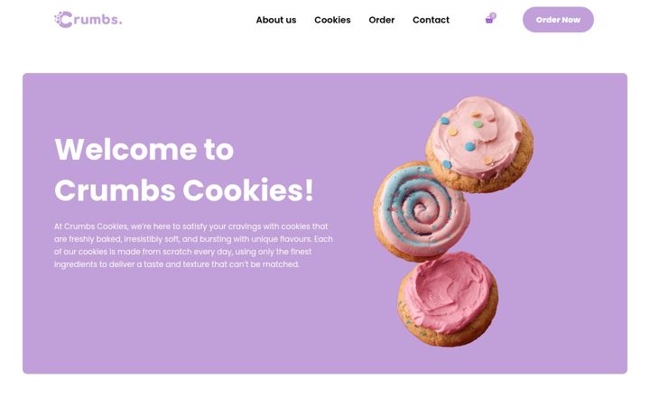 Screenshot of crumbscookies.nl