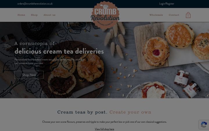 Screenshot of crumbtherevolution.co.uk