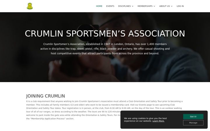 Screenshot of crumlin.org