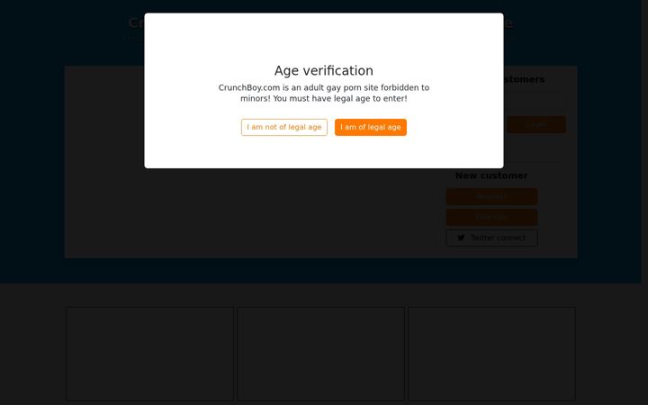 Screenshot of crunchboy.com