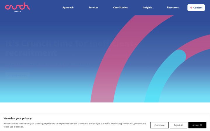 Screenshot of crunchdigitalmedia.com