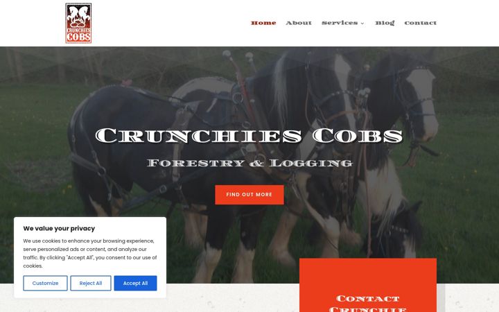 Screenshot of crunchiescobs.uk