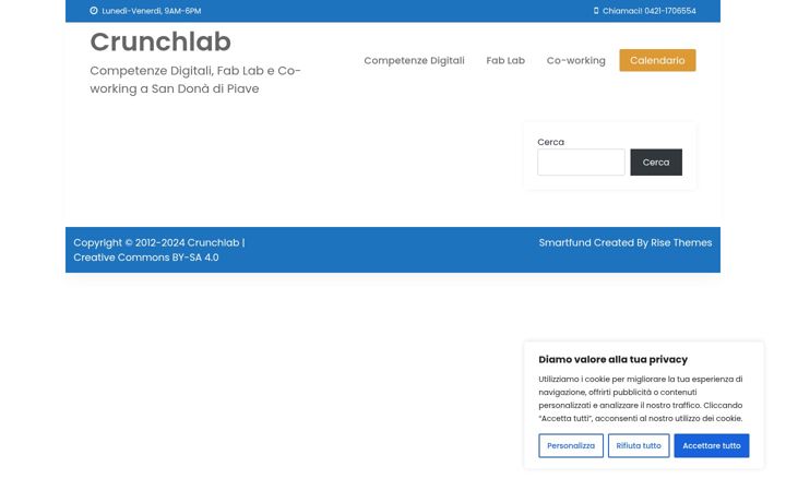 Screenshot of crunchlab.it