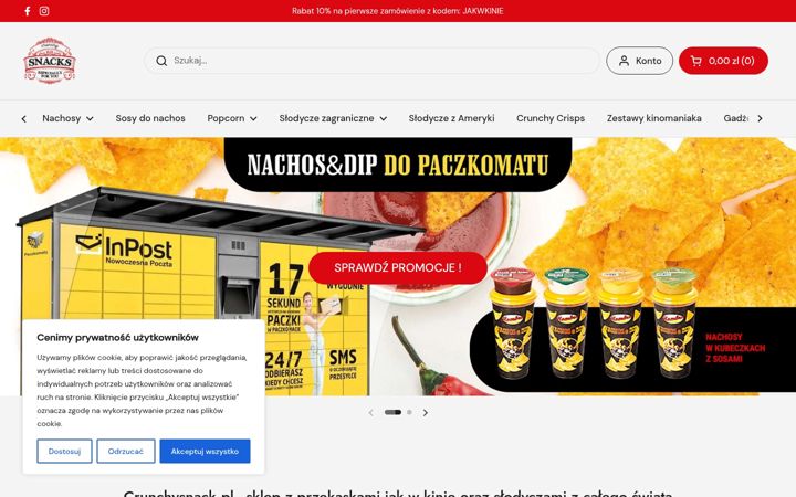 Screenshot di crunchysnack.pl
