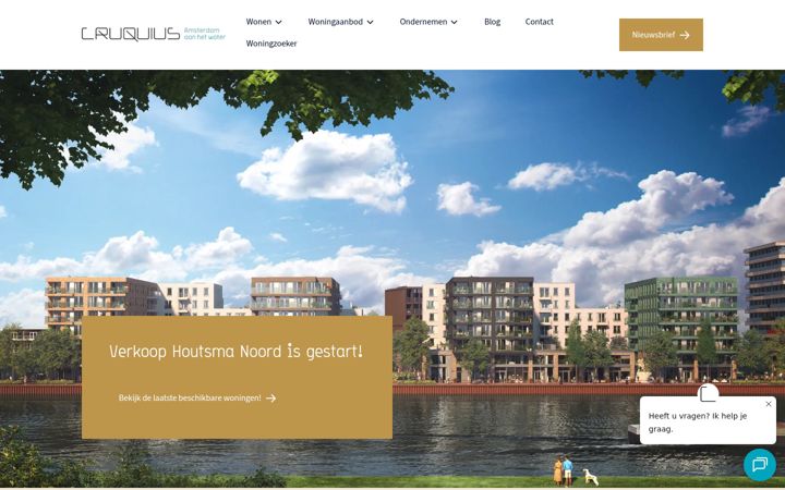 Screenshot of cruquius.nl