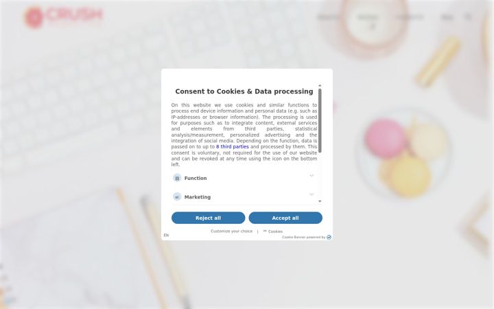 Screenshot of crush-marketing.com