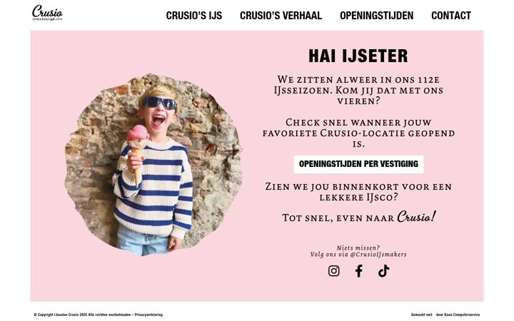 Zrzut ekranu crusio.nl