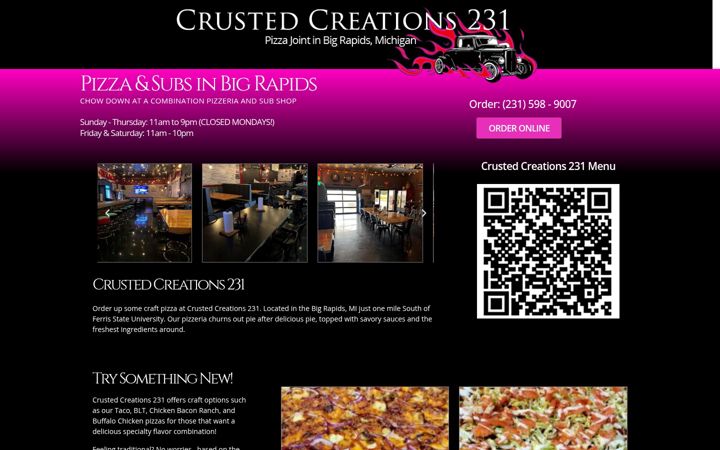 Screenshot of crustedcreations231.com