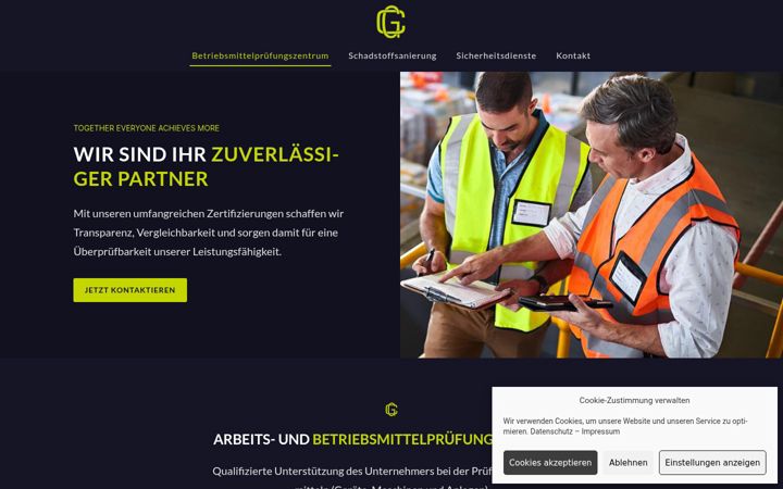 Screenshot of crux-gmbh.de