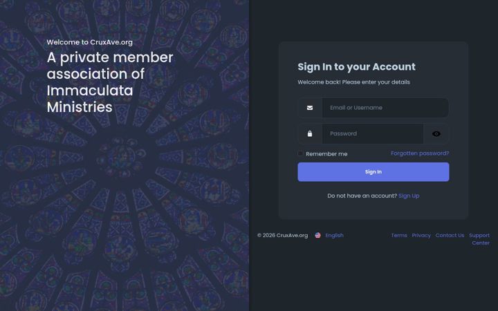 Screenshot of cruxave.org