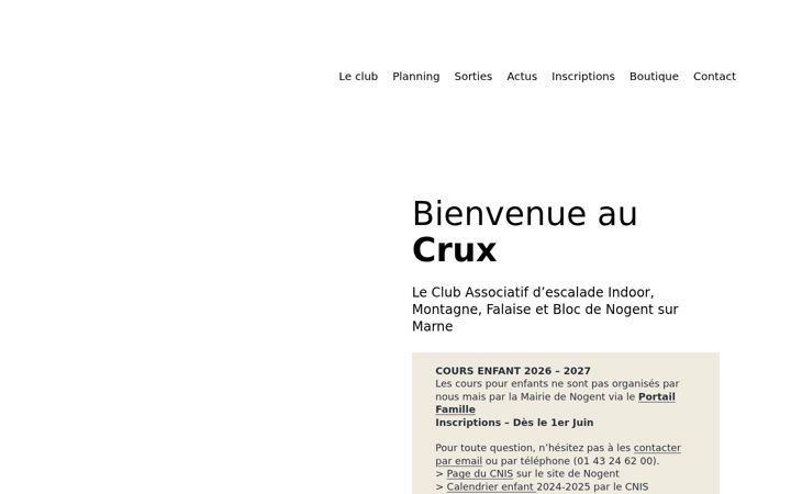Ekrānuzņēmums no cruxclub.fr