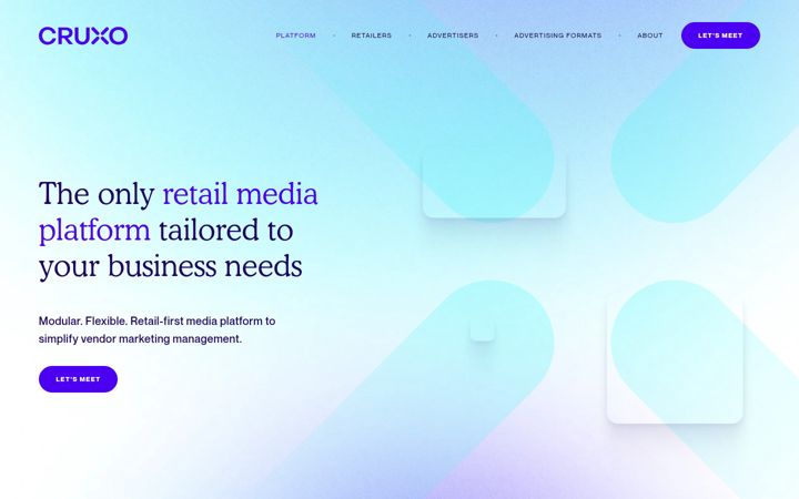 Screenshot of cruxo.io