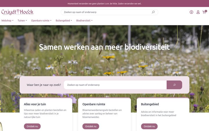 Screenshot of cruydthoeck.nl