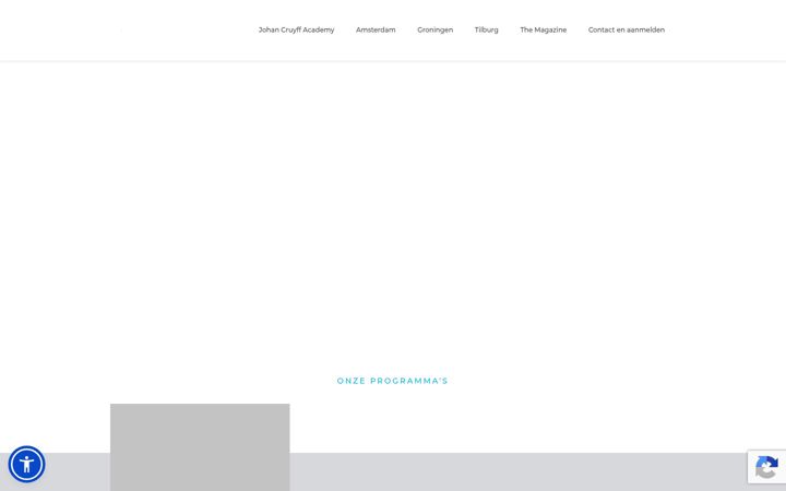 Screenshot of cruyffacademy.nl