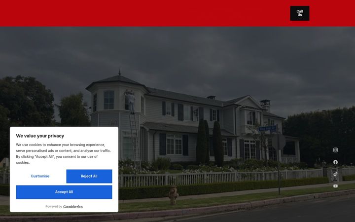 Screenshot of cruz-paintingca.com