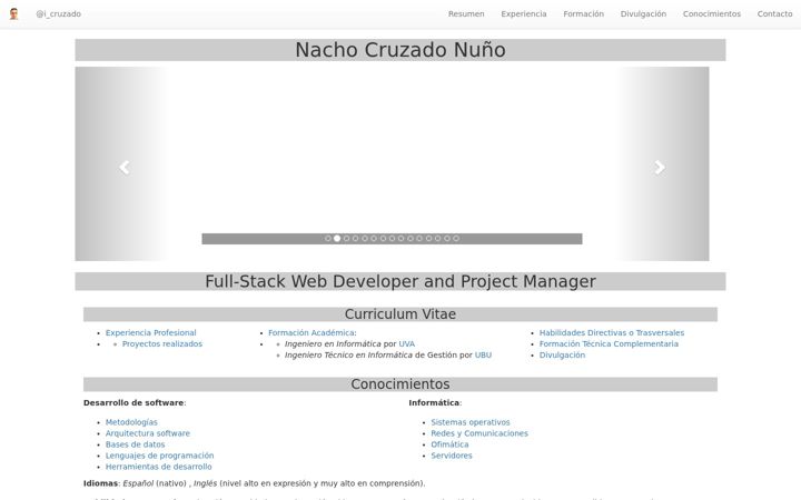 Screenshot of cruzado.es