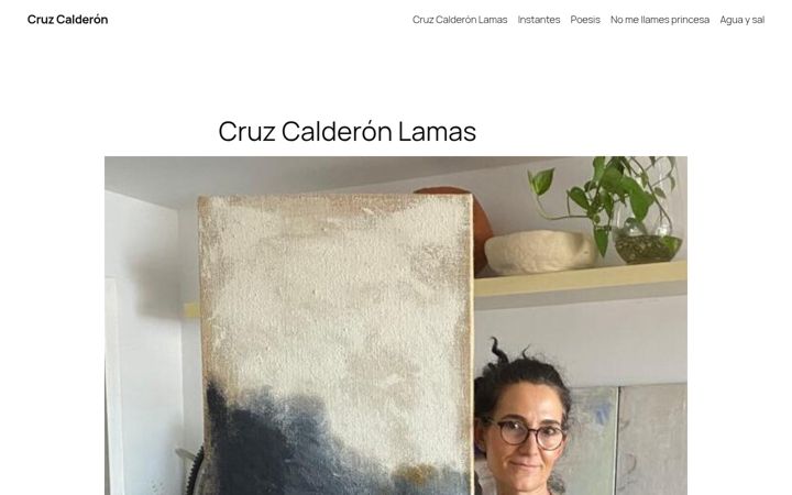 Screenshot of cruzcalderon.com