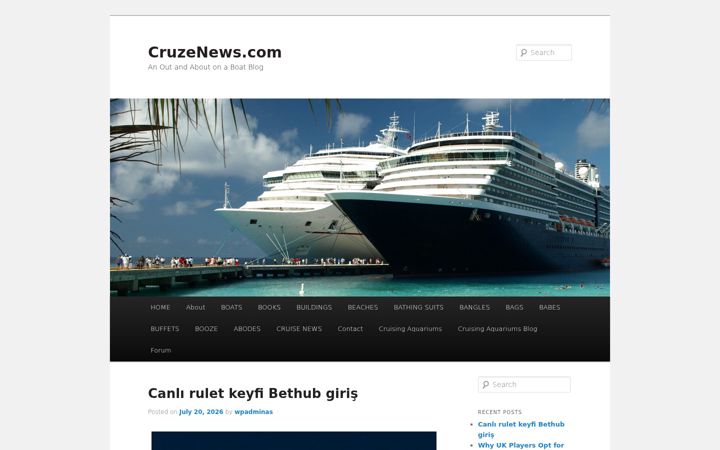 Screenshot of cruzenews.com