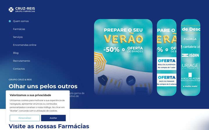 Screenshot of cruzreis.com