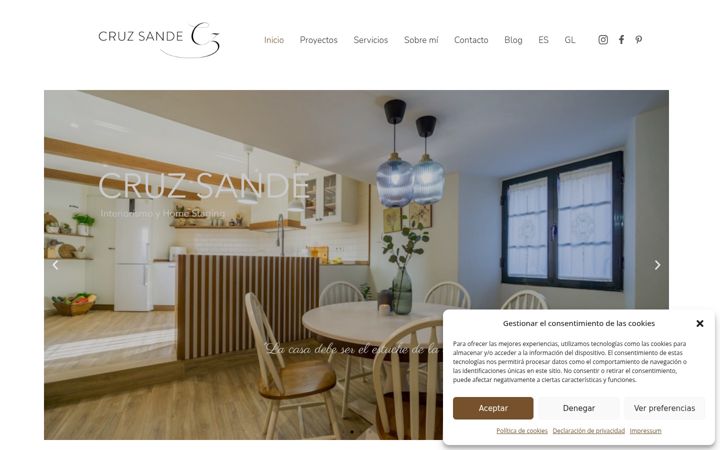 Screenshot of cruzsande.com
