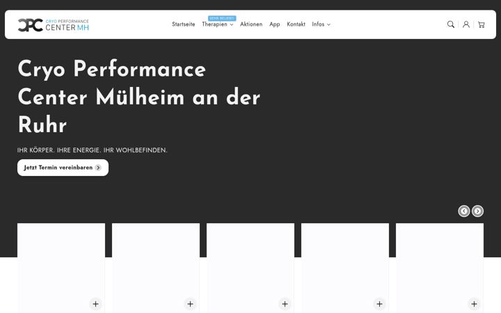 Screenshot of cryo-mh.de