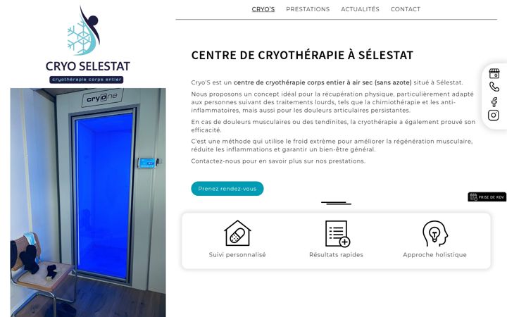 Screenshot of cryo-selestat-67.fr