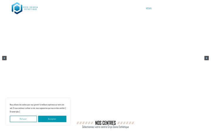 Screenshot of cryo-soins-esthetique.fr