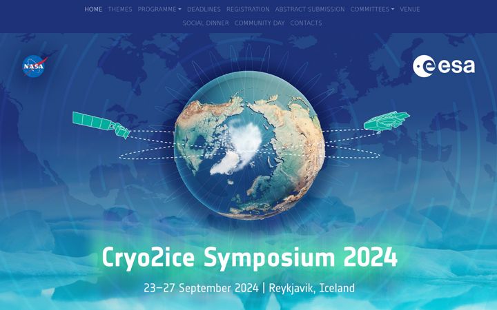 Screenshot of cryo2ice-symposium.org