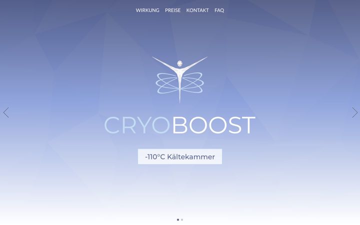 Screenshot of cryoboost.de