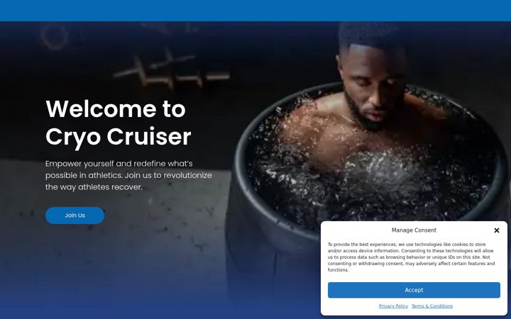 Screenshot of cryocruiser.com