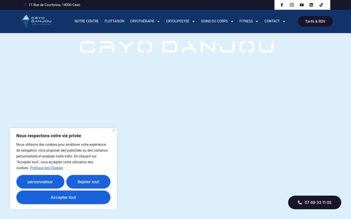 Screenshot van cryodanjou.fr