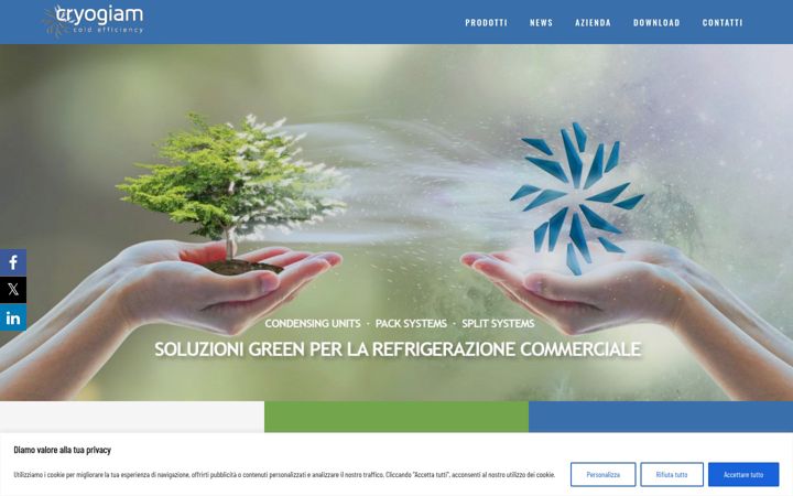 Screenshot of cryogiam.com