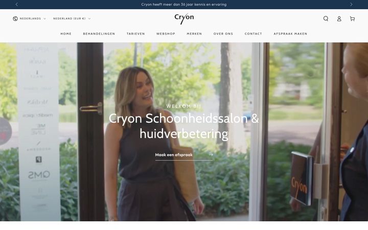 Screenshot of cryon.nl