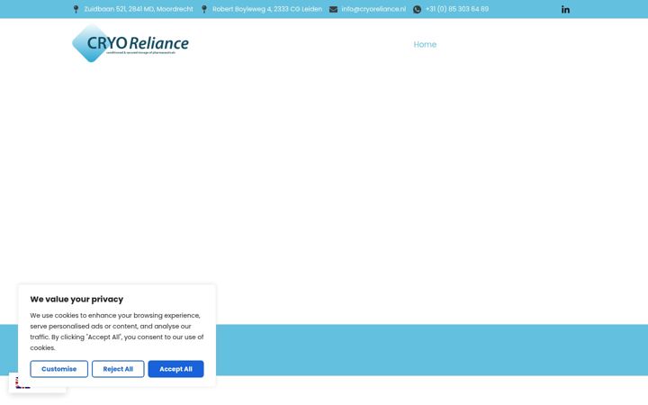 Screenshot of cryoreliance.nl