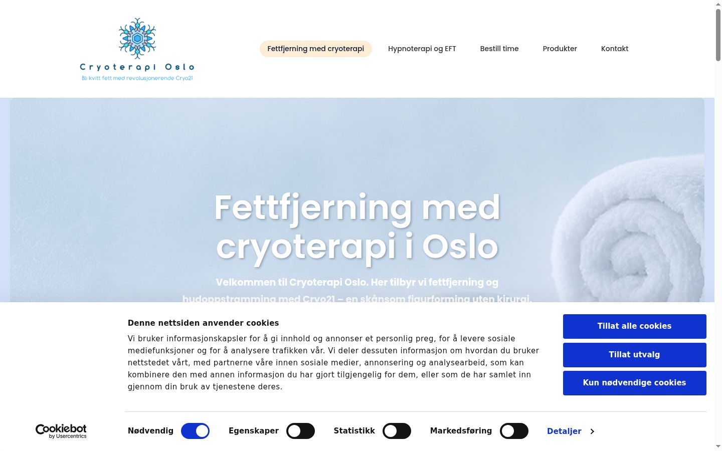 Sutikimo reklamjuostės, rodytos prieš bet kokią sąveiką, ekrano kopija