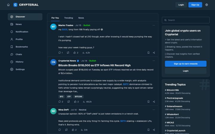 Screenshot of crypterial.net