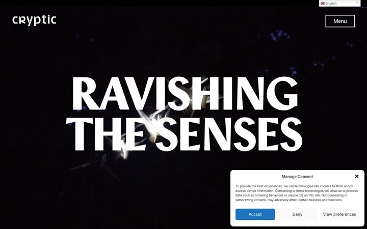 Screenshot of cryptic.org.uk
