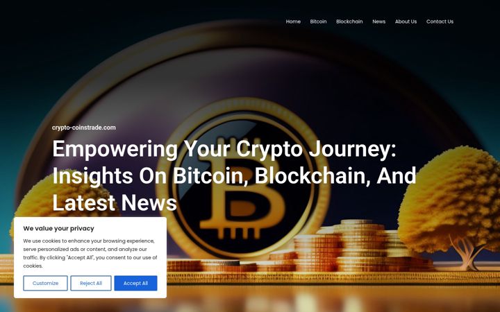 Screenshot of crypto-coinstrade.com