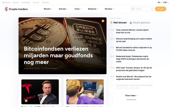 Screenshot of crypto-insiders.nl