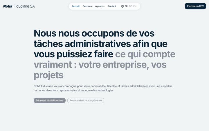 Screenshot of crypto-solutions-sarl.ch