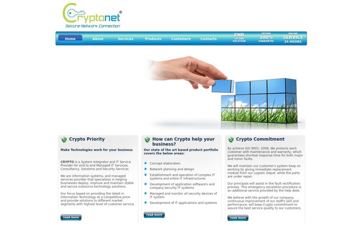 Screenshot of crypto.net.id