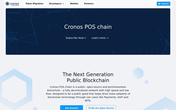 Screenshot of crypto.org