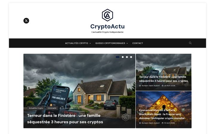 Screenshot of cryptoactu.org