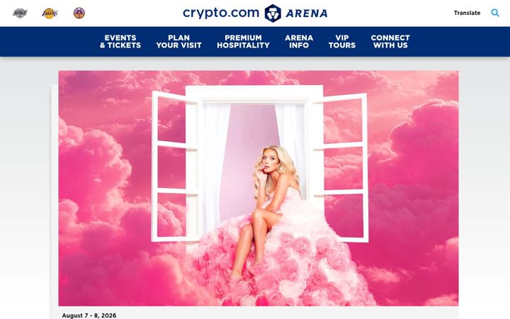 Screenshot of cryptoarena.com