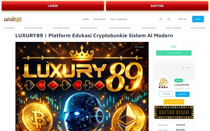 Screenshot of cryptobunkie.com