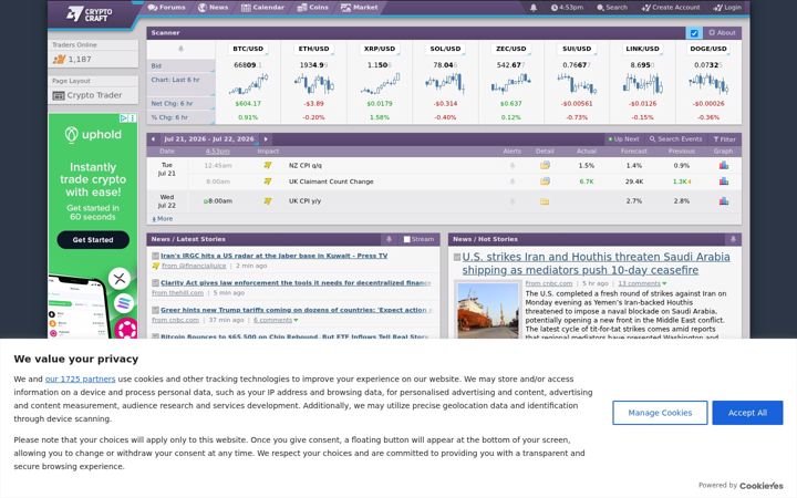 Screenshot di cryptocraft.com