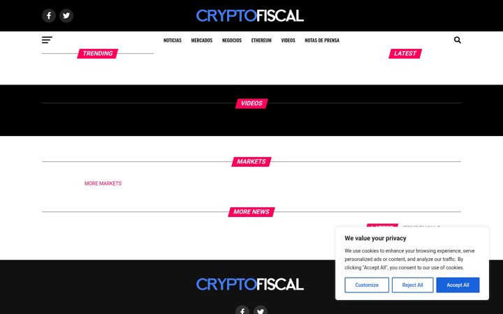 Screenshot of cryptofiscal.net