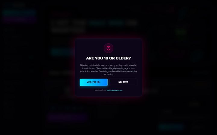 Screenshot of cryptogamba.com